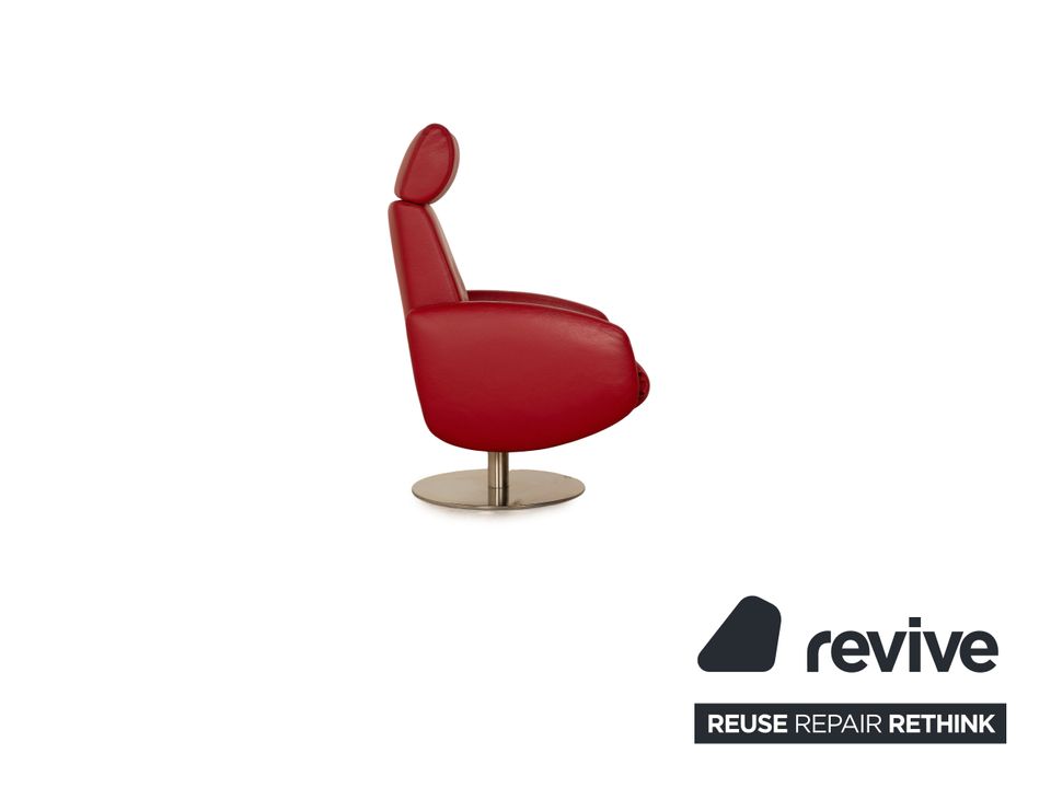 Erpo Relax Leder Sessel Rot elektische Funktion Relaxfunktion in Köln
