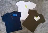 3er Set T-Shirt Neu mit Etikett 98/104 khaki navi blau weiss Niedersachsen - Vechelde Vorschau