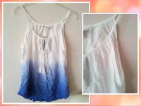 TALLY WEIJL Top in 36, Blau Weiß Farbverlauf Batik Dip Dye, NEU Pankow - Prenzlauer Berg Vorschau