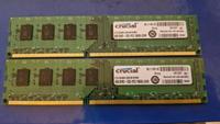 2x 4GB = 8GB RAM DDR3 CT51264BD1339 Crucial Thüringen - Jena Vorschau