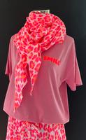 elin Dreieckstuch Leo Look neon pink orange weiß Tuch Ibiza TOP Nordrhein-Westfalen - Nettetal Vorschau