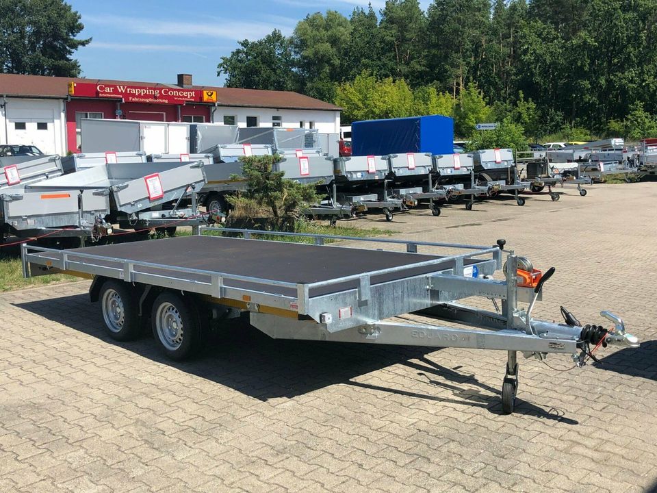 ⭐Eduard Auto Transporter 3000kg 406x200cm Reling Rampe Winde 63 S in Schöneiche bei Berlin