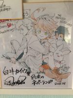 Shikishi von The promised Neverland Nordrhein-Westfalen - Korschenbroich Vorschau