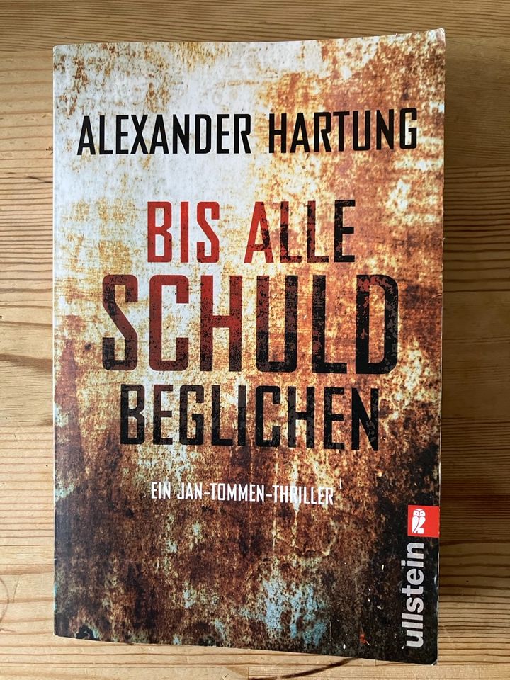 Taschenbuch • Jan Tommen Thriller • Alexander Hartung in Bonn