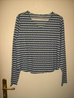Langarmshirt jeansblau-ecru von Next Aubing-Lochhausen-Langwied - Aubing Vorschau