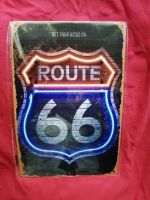 ROUTE 66 Metallschild Deko Schild Vintage Retro **NEU** Niedersachsen - Diepholz Vorschau