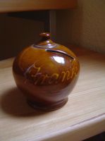 große SPARDOSE Keramik glasiert *NEU/unbenutzt - Handmade Sachsen-Anhalt - Magdeburg Vorschau