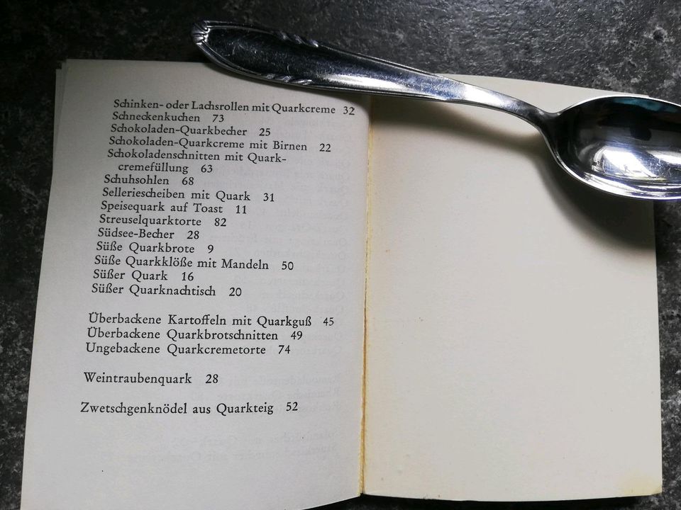 ❤️ Rezept Büchlein 1969 Speisequark Kochbuch Backbuch alt retro in Roßbach Westerwald