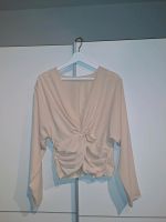 Crop-Top/Bluse Gr. M cross-over twisted beige creme neu! Hamburg-Mitte - Hamburg Hamm Vorschau