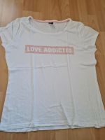 Weißes T-Shirt  "Love Addicted ", Gr. L Essen - Essen-Kray Vorschau