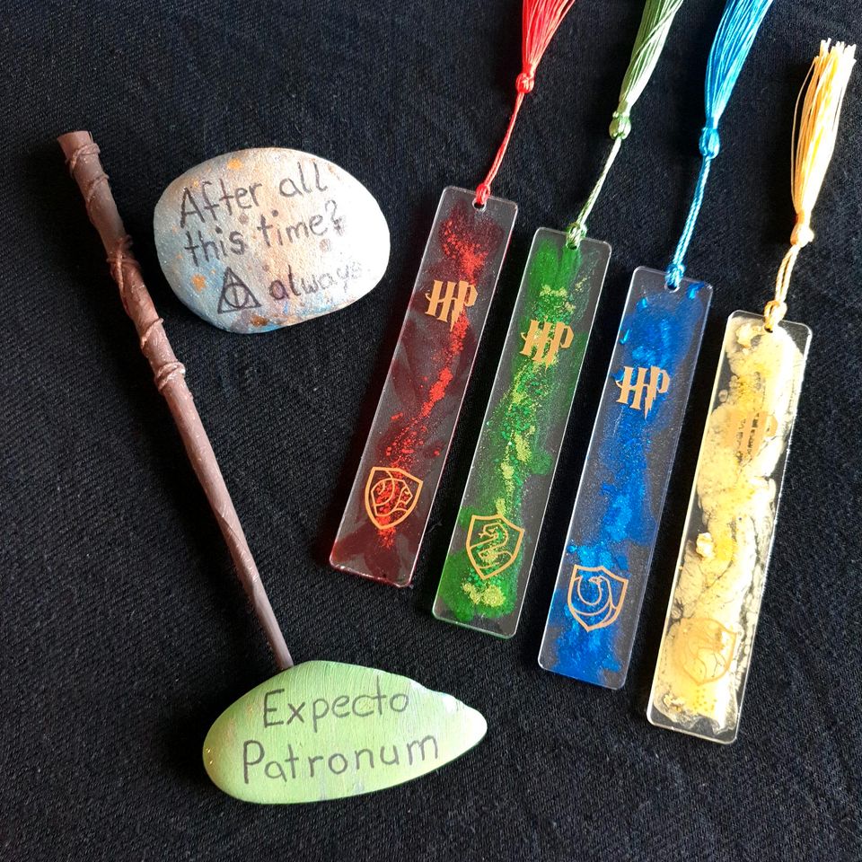 Harry potter Lesezeichen bookmarks Bücher Resin in Schönhardt (Iggingen)