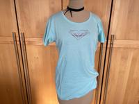 ROXY T-Shirt türkis Gr. M / 38, kleiner Logoaufdruck Bayern - Hunderdorf Vorschau