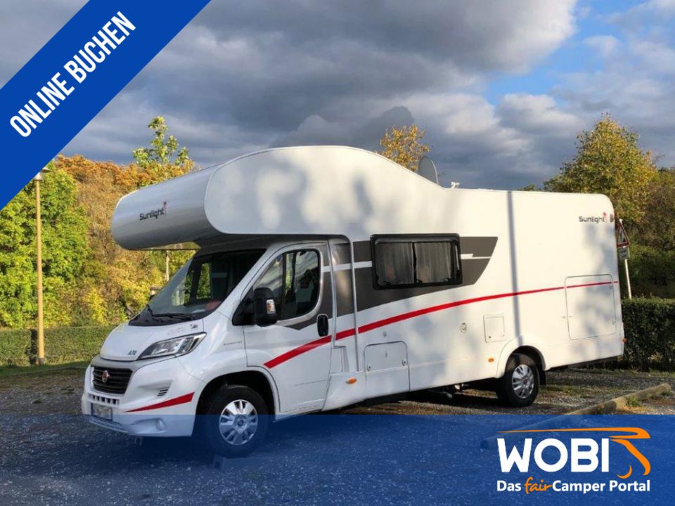 ✅Wohnmobil mieten |Hund | Alkoven |6 Pers |WOBI Nr 967 ab in Weinböhla