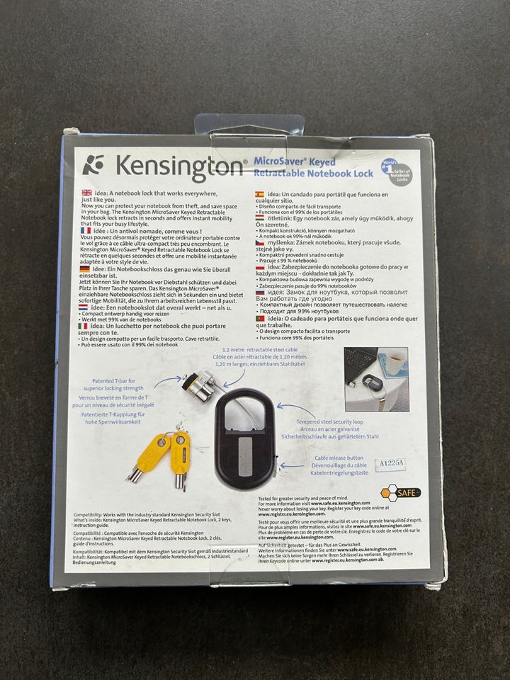 Kensington MicroSaver - einziehbares Notebookschloss in Schopfheim