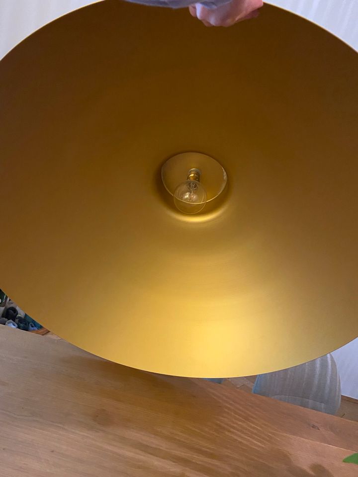 Hängelampe Deckenlampe Gold in München