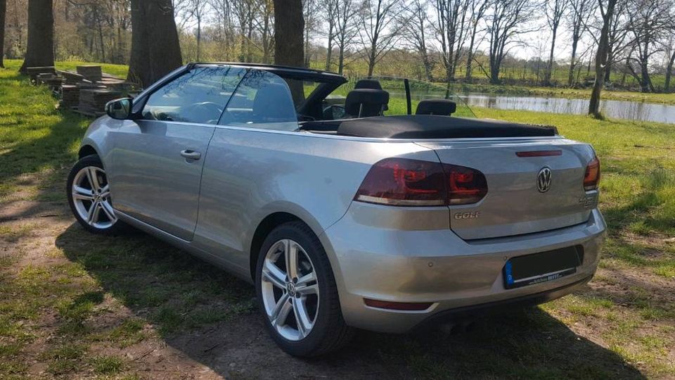 VW Golf 6 Cabrio highline 2.0 TDI in Heerstedt