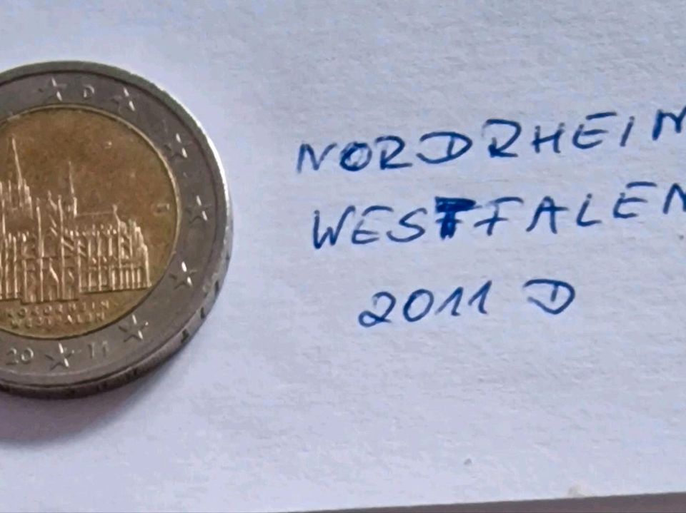 Konvolut 2 Euro Münzen in Bedburg-Hau