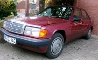 Mercedes 190er 1,8 aus 1990, rot, HU neu a.W. Niedersachsen - Kalefeld Vorschau