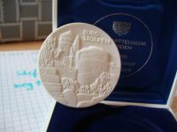 Medaille aus Meissener Porzellan Burg Stolpen Bayern - Landshut Vorschau