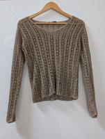 Gehäkelter Pullover Netzpullover beige le comte Baden-Württemberg - Reutlingen Vorschau