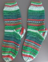 reine Handarbeit Socken (ca. Größe 36/37) Weihnachten warm Baden-Württemberg - Karlsruhe Vorschau