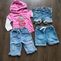 Sommerpaket Gr. 68 Jeans Shorts Langarm Shirt longsleeve Mädchen Nordrhein-Westfalen - Erkrath Vorschau