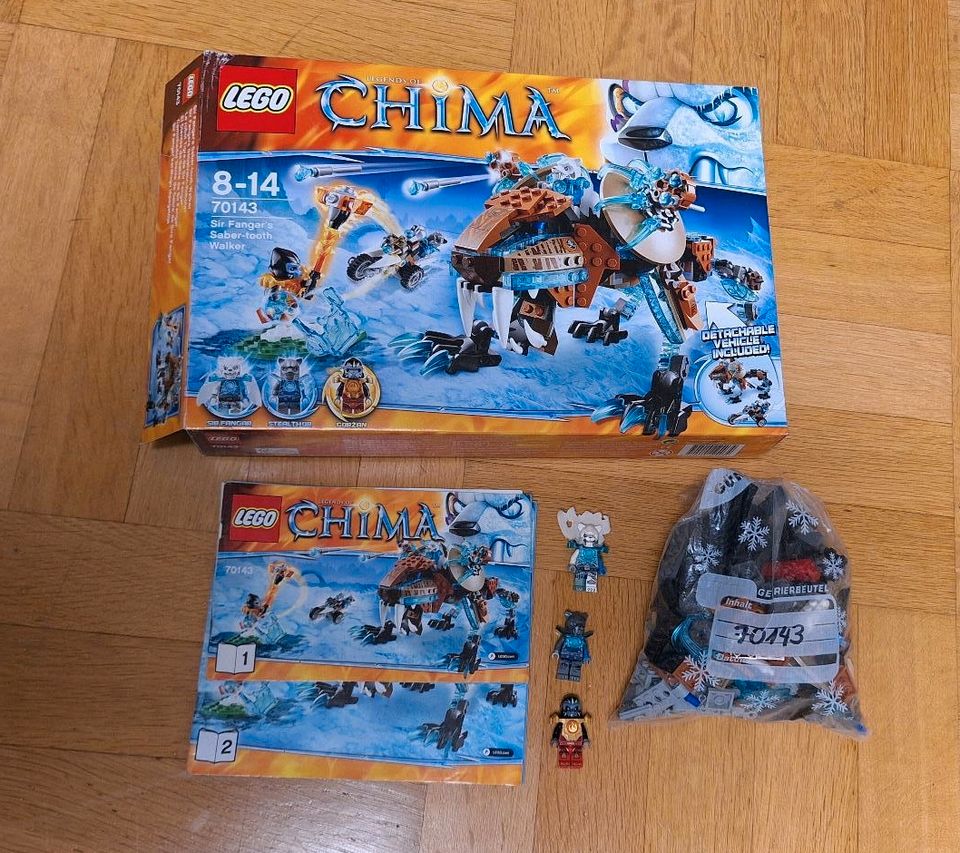 70143 Lego Chima Sir Fangars Säbelzahn-Roboter vollständig +OVP in Löchgau