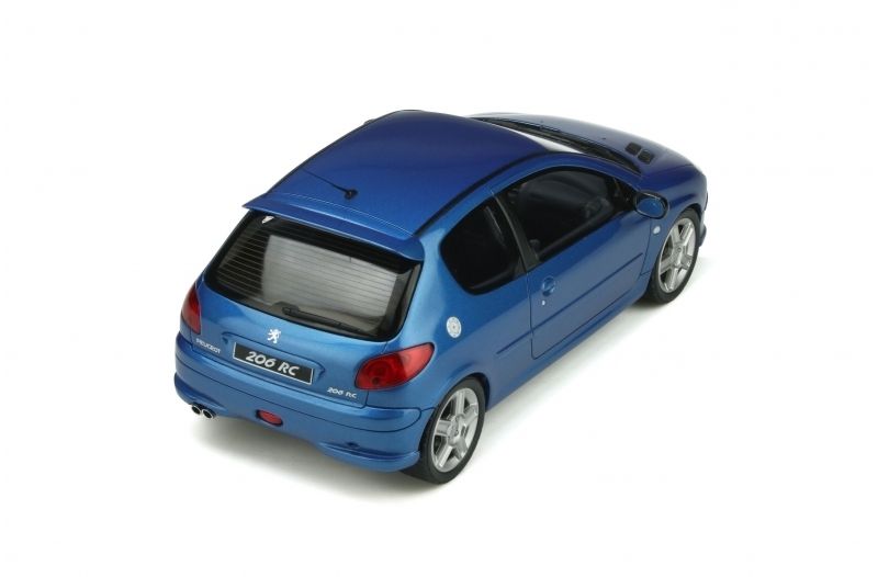 Otto Peugeot 206 RC Recife Blue 2003 Modellauto 1:18 in Driedorf