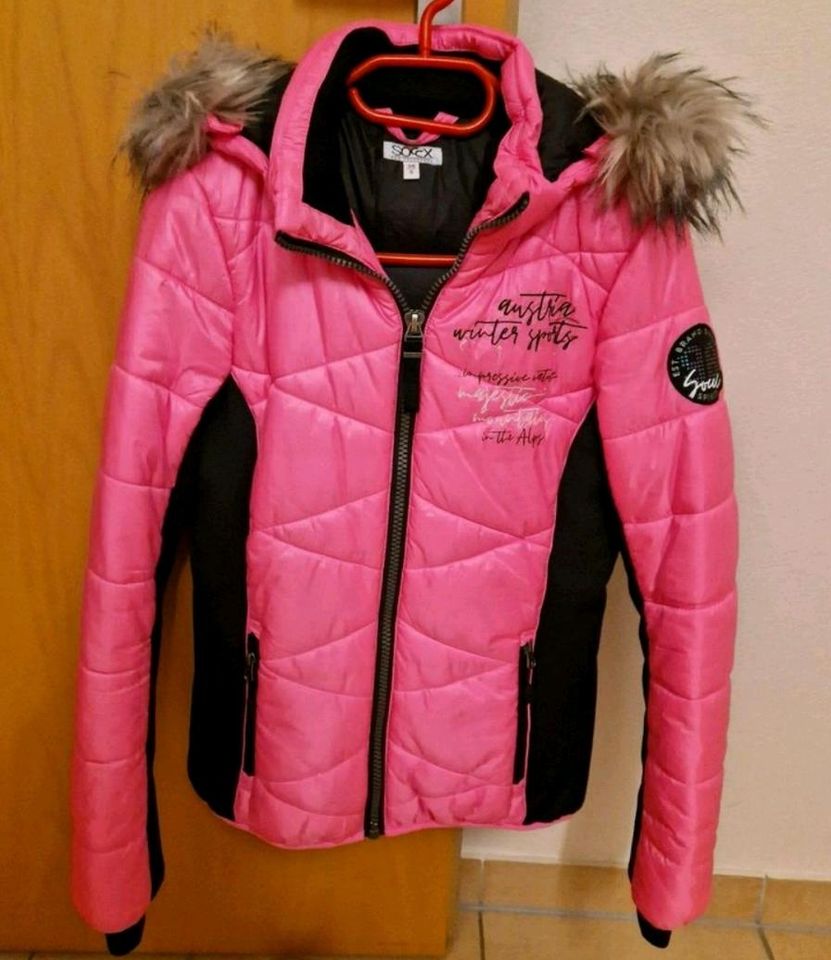 Pinke Soccx Jacke, Gr. S in Apen