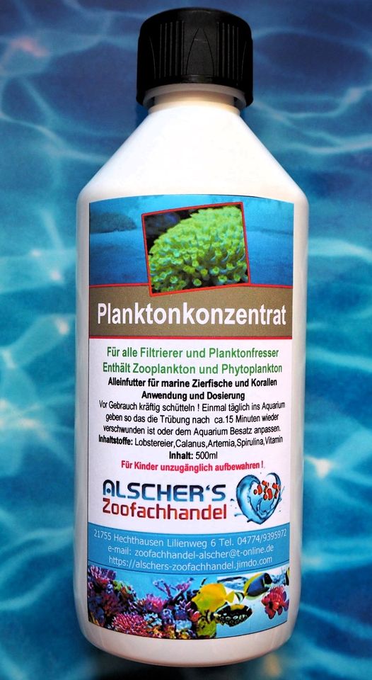 Korallen Futter Plankton flüssig Konzentrat in Eckartsberga