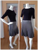 Strickkleid Gr. M schwingender Plisseerock * ORSAY schwarz weiß Brandenburg - Bernau Vorschau