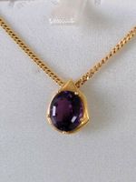 585 Gelbgold Kette mit Amethyst- Anhänger, top Hannover - Südstadt-Bult Vorschau