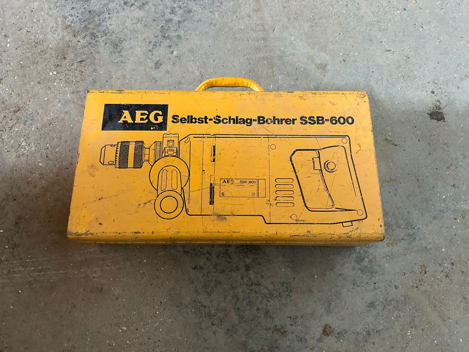 AEG Selbst-Schlag-Bohrer SSB-600 in Wertingen