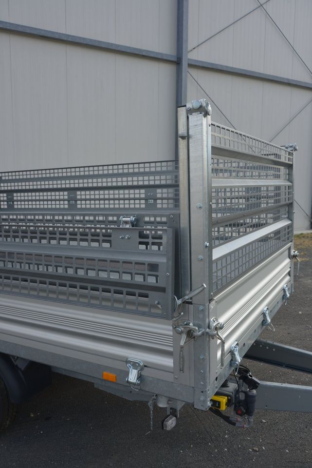 ❗ ❗ ❗SONDERPREIS ❗❗❗ STEMA 3-Seiten-Kipper 25905.020 Hochlader SHDK 02 35-30-18.2 TRIUS 3500kg Bordwand ALUMINIUM 301x183cm Zubehör Garten Transport Schüttgut Brennholz Steine Kies BJT TIpper 2 in Leipzig