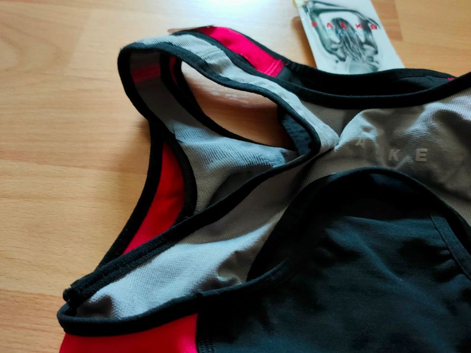 FALKE Sport Bra NEU toller Schnitt MAXIMUM SUPPORT XS sexy Rot in Plochingen