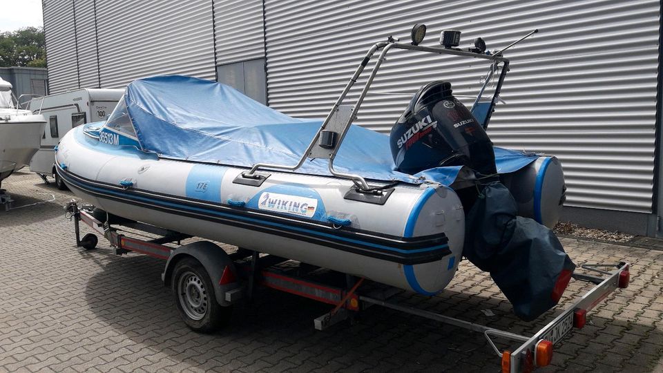 Festrumpfschlauchboot WIKING TITAN mit Suzuki 140 PS in Bonn