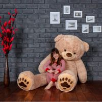 XXL Teddy 200 cm Capuccino "I LOVE YOU" | Riesen Teddybär Geschen Nordrhein-Westfalen - Schwelm Vorschau