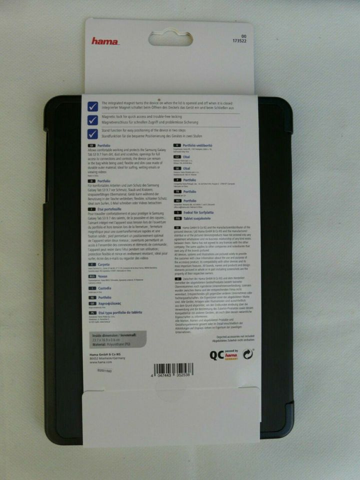 NEU: Tablet-Hülle SAMSUNG Galaxy 3, schwarz in Brühl