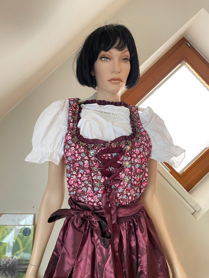 Dirndl Tracht 3-teilig Kleid Bluse Schürze Größe 36 Oktoberfest in Edewecht