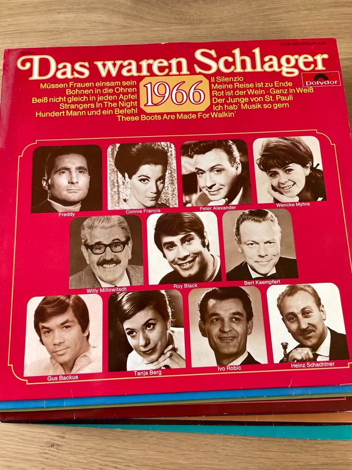 Schallplatten das waren Schlager 1951 - 1976 LP Sammlung in Pfofeld