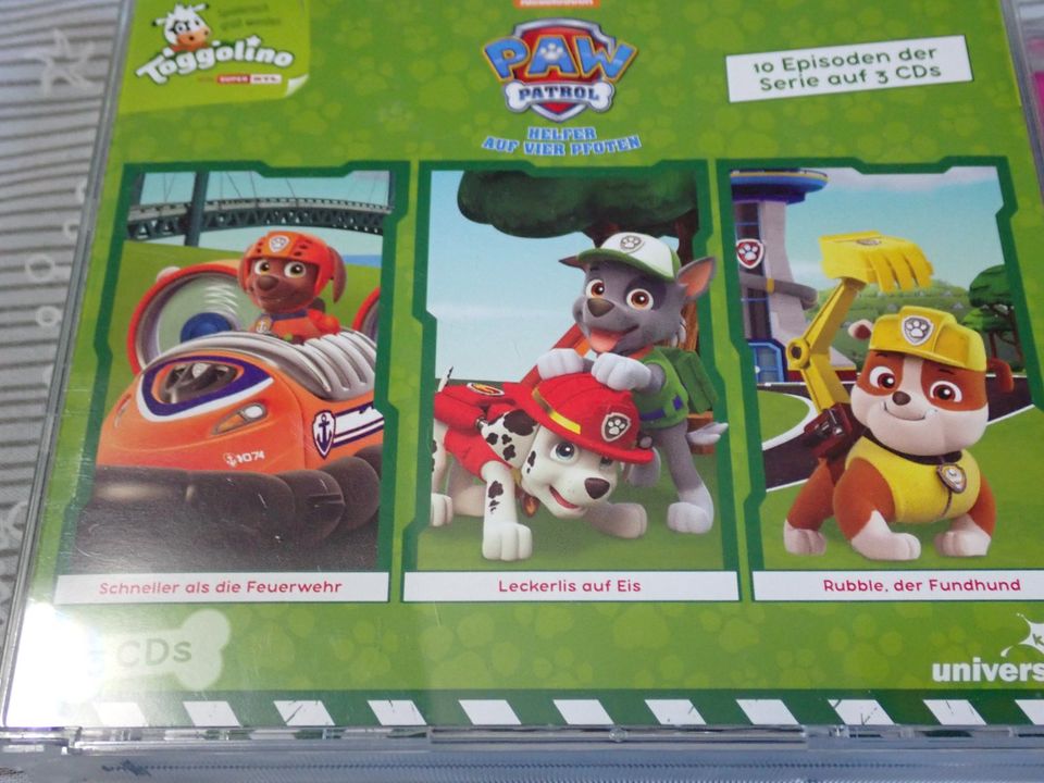 4 CDs Paw Patrol, Einzel und Box, Setpreis in Emsdetten