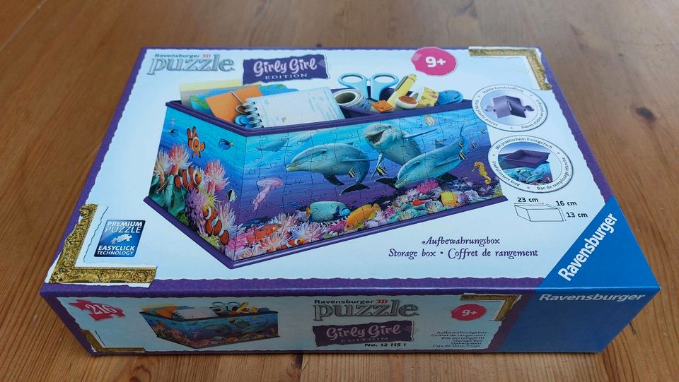 Stifteständer Aufbewahrungsbox Ravensburger 3D Puzzle Delfin in Bad Oldesloe