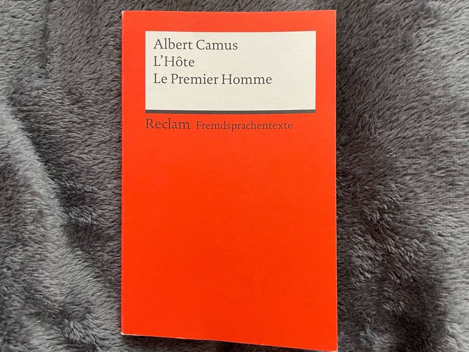 Pflichtlektüre Französisch Albert Camus L‘Hôte, Le Premier Homme in Pfullingen