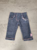 AL62 blaue Jeanshose mit Aufschrift "Super Cute" Gr. 62 Blumenthal - Lüssum-Bockhorn Vorschau