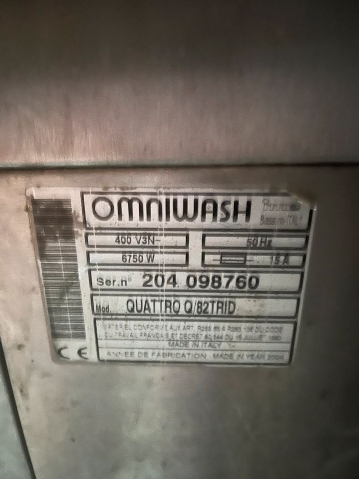 Industrie Spühlmaschine in Emmingen-Liptingen