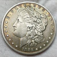 Morgan Dollar 1885 P, Silber, Patina Hessen - Rodenbach Vorschau