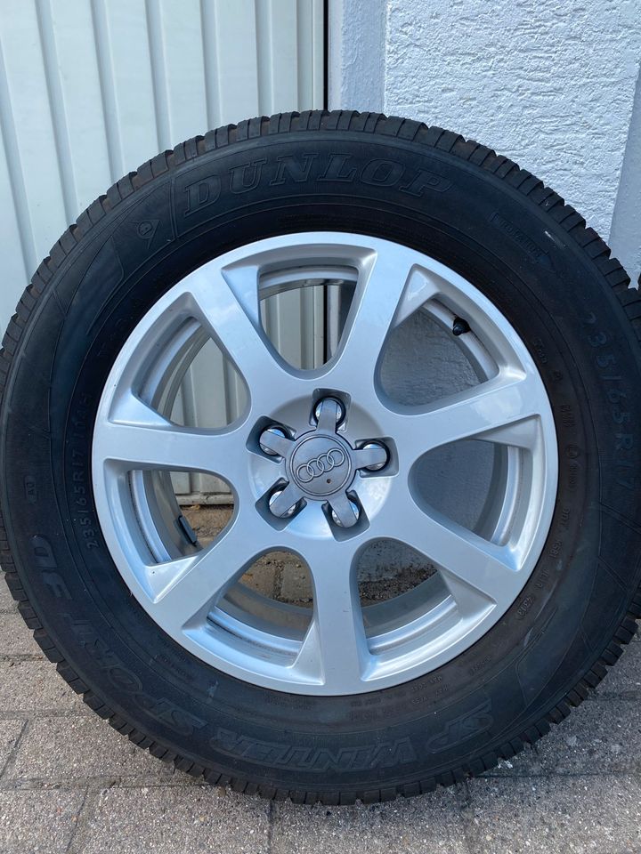 3x (4X) Audifelge mit Winterreifen Dunlop Winter 235/65 R17 in Hemmingen