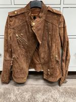 Mango Wildlederjacke cognac braun Burglesum - Lesum Vorschau