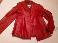 Damen Butterweiches  Echtleder  Jacke, Gr. M - 40-42, Rot, Neu Hessen - Marburg Vorschau