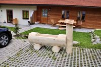 Holzbrunnen Alpelhorn Holztrog mit Säule Stirnseiteitig Tanne Bayern - Bad Kissingen Vorschau